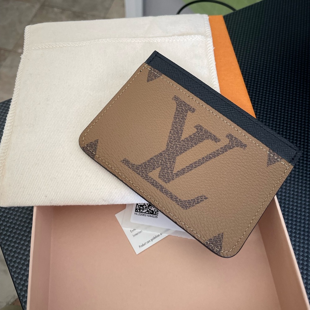 LV SIDE-UP Card Holder